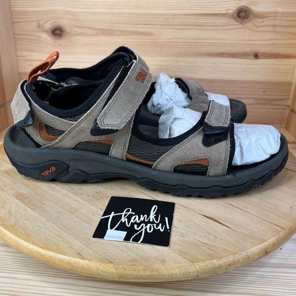 Teva Brown Outdoor Hiking Sandals Mens Size 12